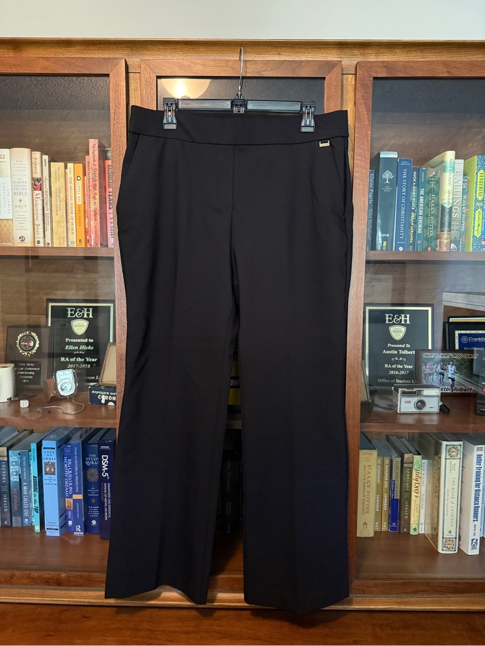Anne Klein Classic Black Women's Dress Pants - Tailored Wide Leg